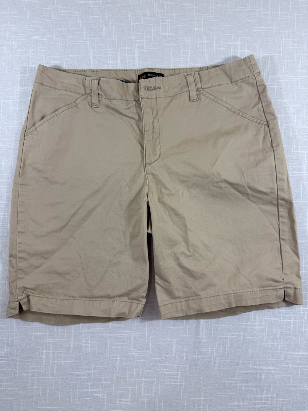 Lee Women's Beige Bermuda Shorts